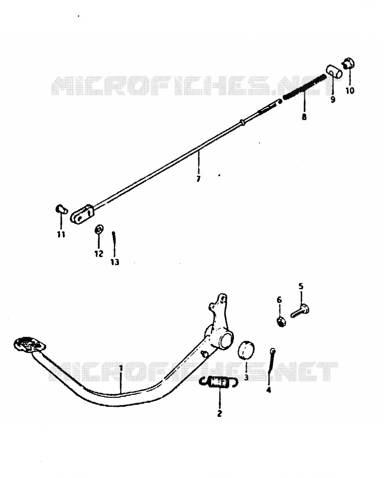 ACHTERREM Suzuki MOTO 250 GT 1999  GT250EX(N/X)