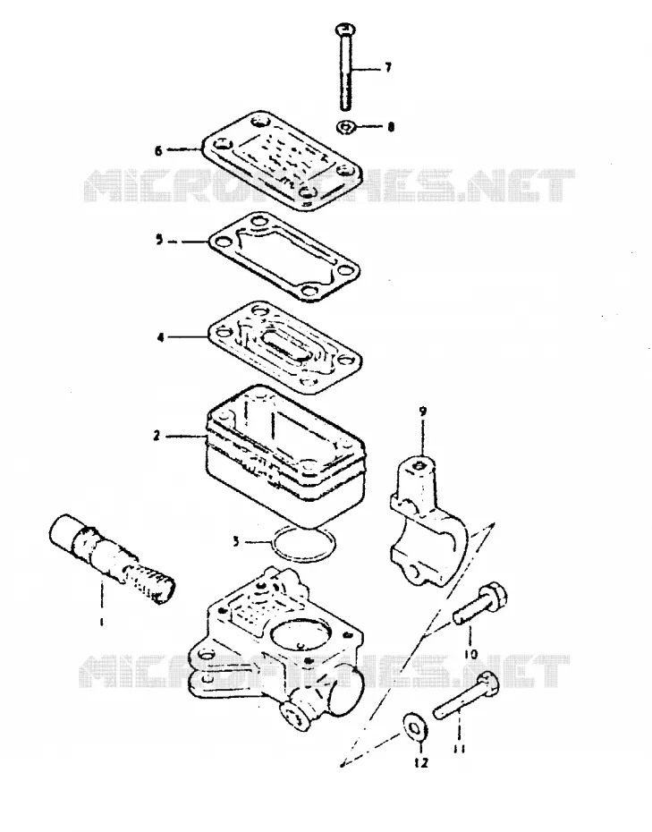 FRONT HOOFDREMCILINDER Suzuki MOTO 400 GSX 1980  GSX400ET/GSX400ST
