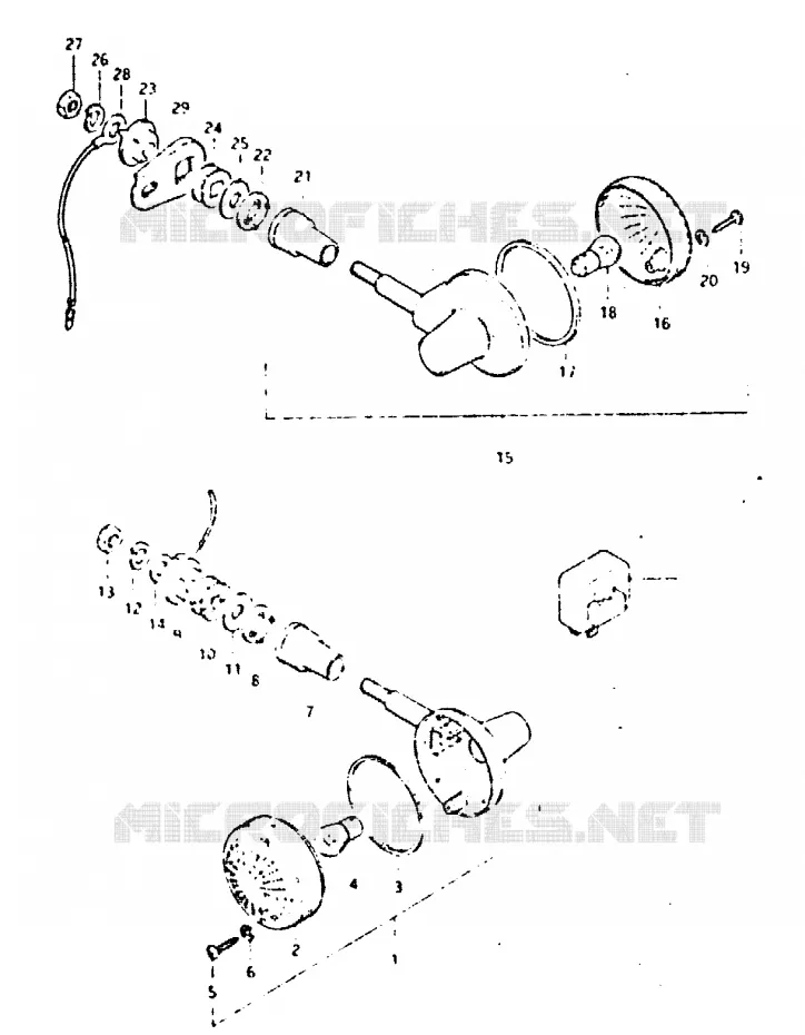 INDICATOREN Suzuki MOTO 400 GSX 1981  GSX400TX