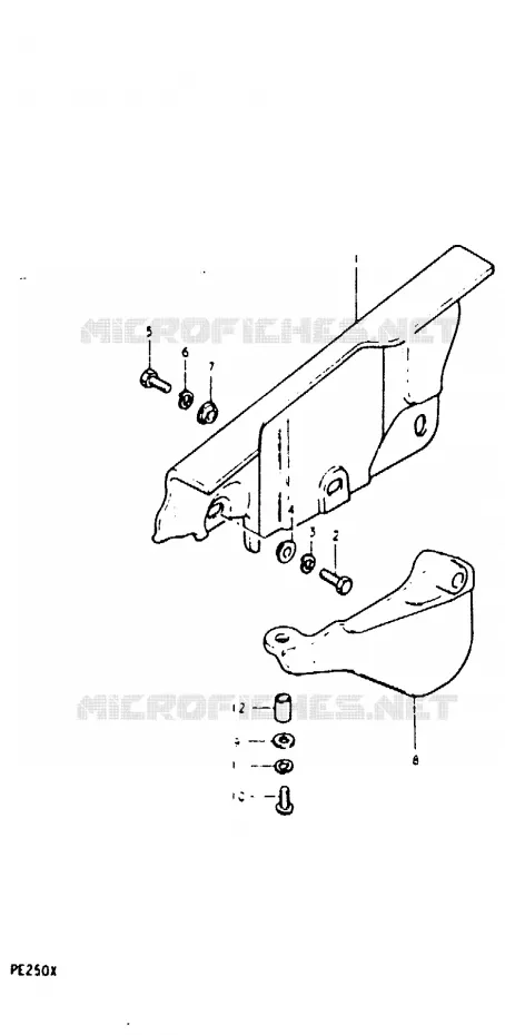 KETTINGKAST Suzuki MOTO 250 PE 1981  PE250X(T/X)