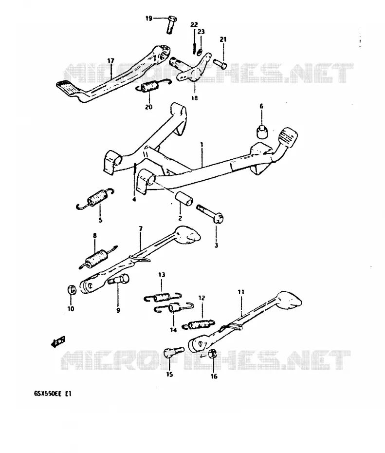 STAND Suzuki MOTO 550 GSX-E 1983  GSX550ED(E1)