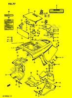 BOVENSTE KUIP MODEL H/J voor Suzuki CAVALCADE 1400 1986