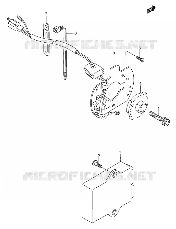 ALTERNATOR (MODELE T) Suzuki MOTO 750 GSX-F 1994  GSX750FR(E2)