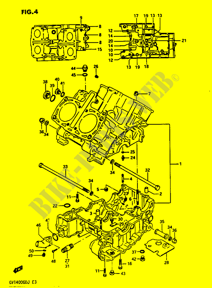 CASING voor Suzuki CAVALCADE 1400 1986