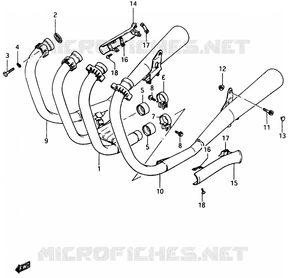 GELUIDDEMPER (MODELE E) Suzuki MOTO 750 GSX-E 1984  GSX750EE(D/E)
