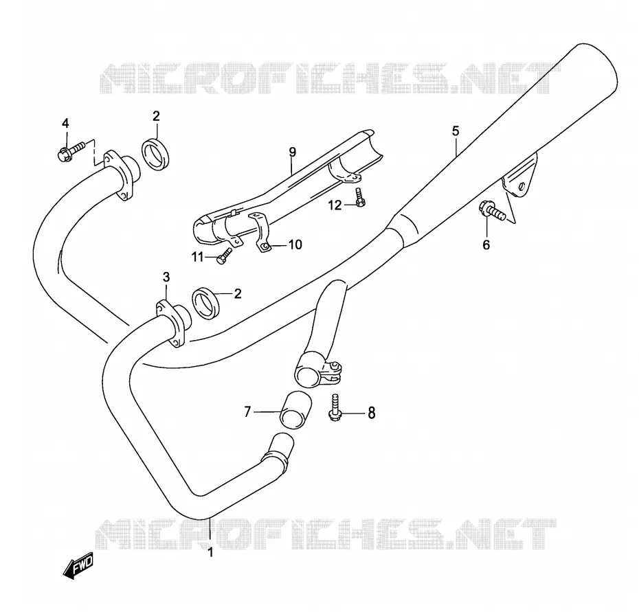 GELUIDDEMPER Suzuki MOTO 250 MARAUDER 2003  GZ250LK3(P19)