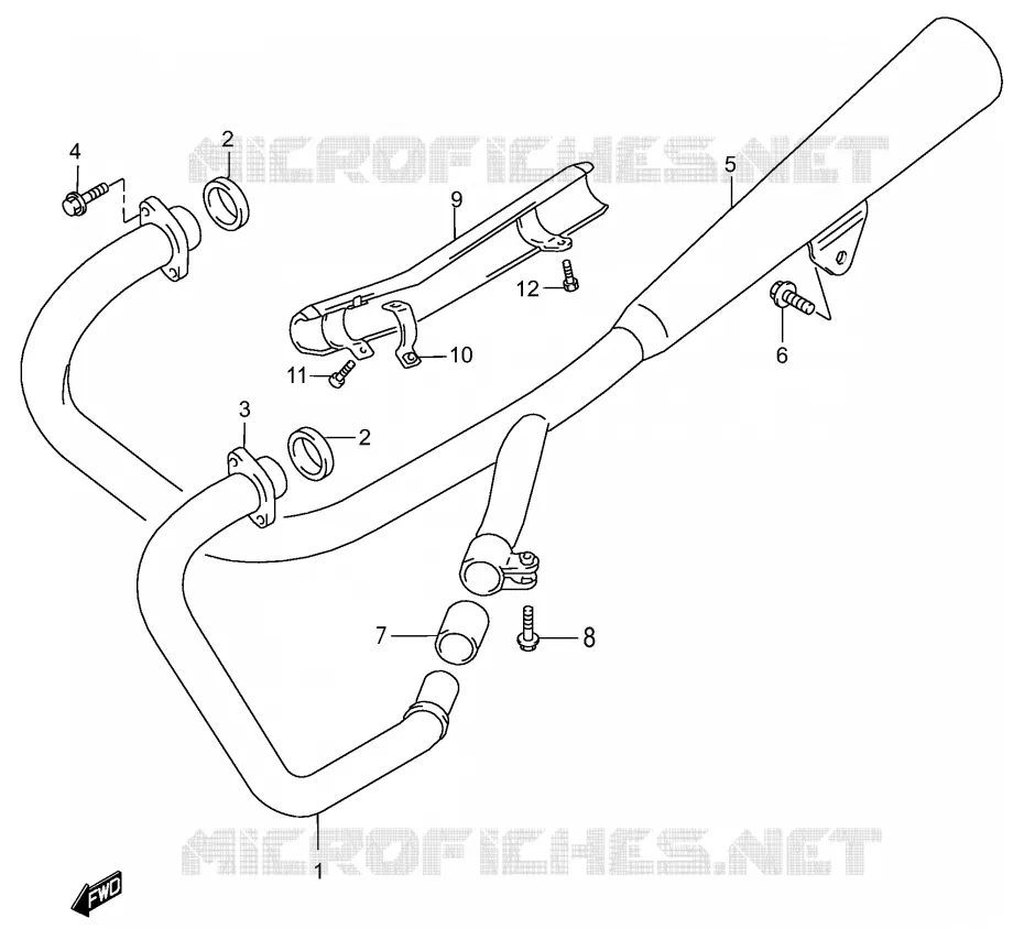 GELUIDDEMPER Suzuki MOTO 250 MARAUDER 2004  GZ250K4(P3)