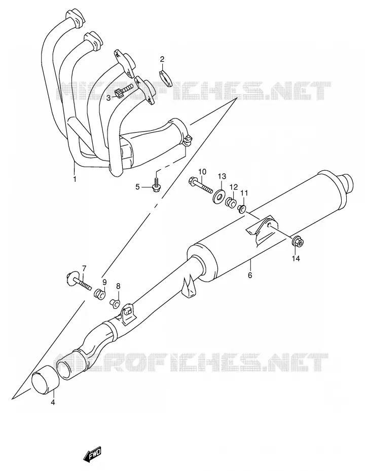GELUIDDEMPER Suzuki MOTO 600 GSX-F 2002  GSX600FK2(E2)