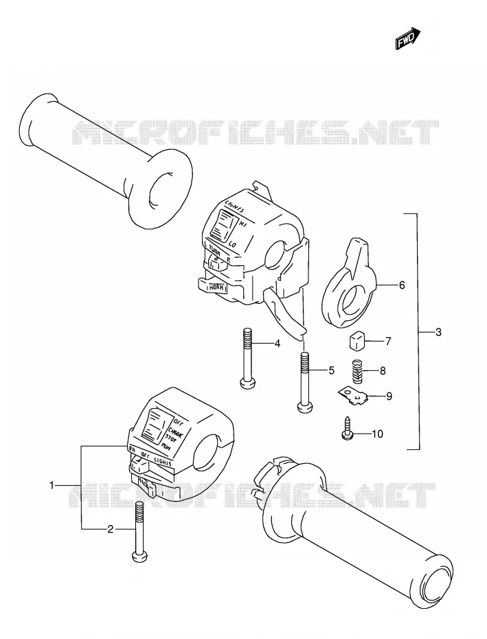 SCHAKELAARS (MODELE K/L/M/N/P/R/S) Suzuki MOTO 600 GSX-F 1992  GSX600FU2N(E2)