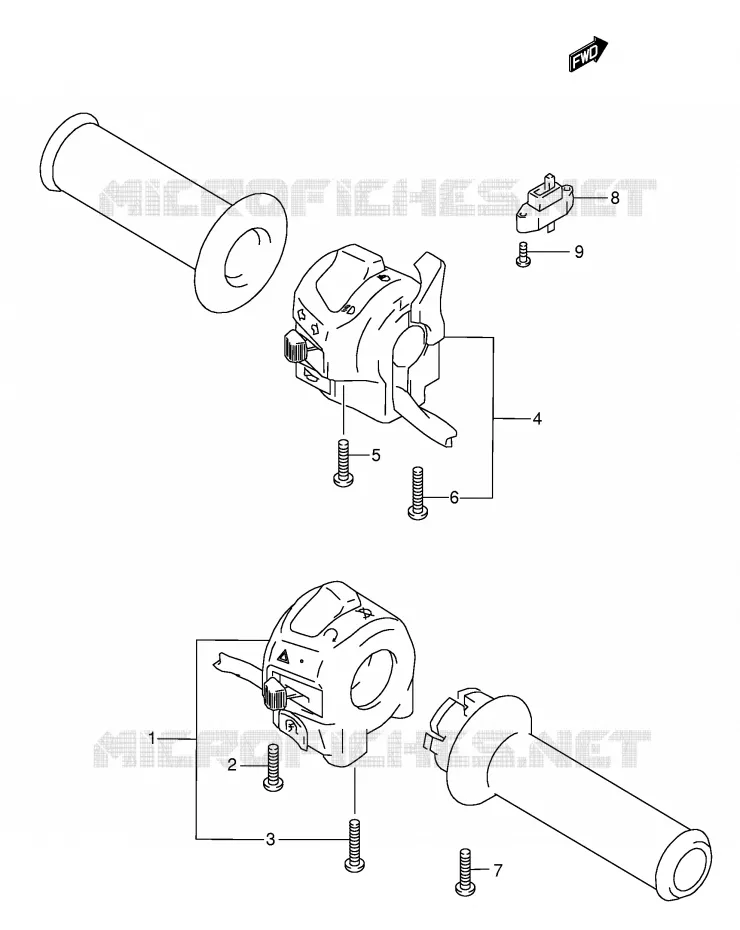 SCHAKELAARS (MODELE K3) Suzuki MOTO 600 GSX-F 2001  GSX600FK1(E2)