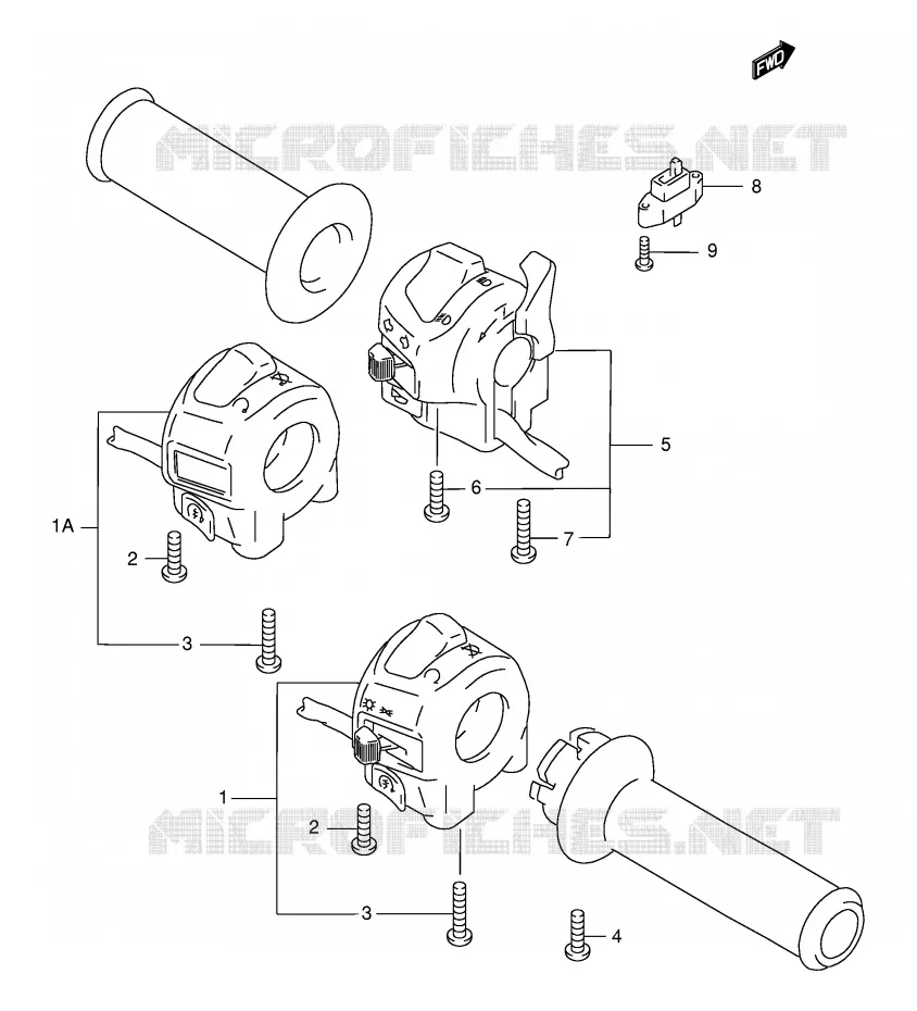 SCHAKELAARS (MODELE W/X/Y/K1/K2) Suzuki MOTO 750 GSX-F 2000  GSX750FY(E2)