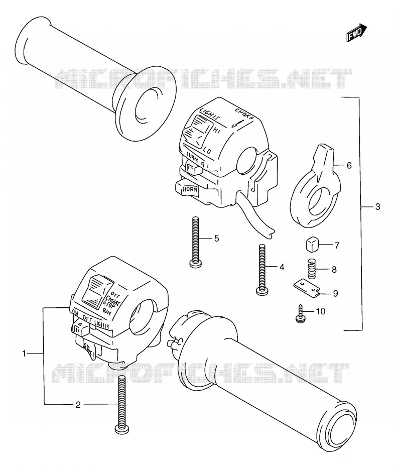 SCHAKELAARS Suzuki MOTO 750 GSX-F 1991  GSX750FM(E2)
