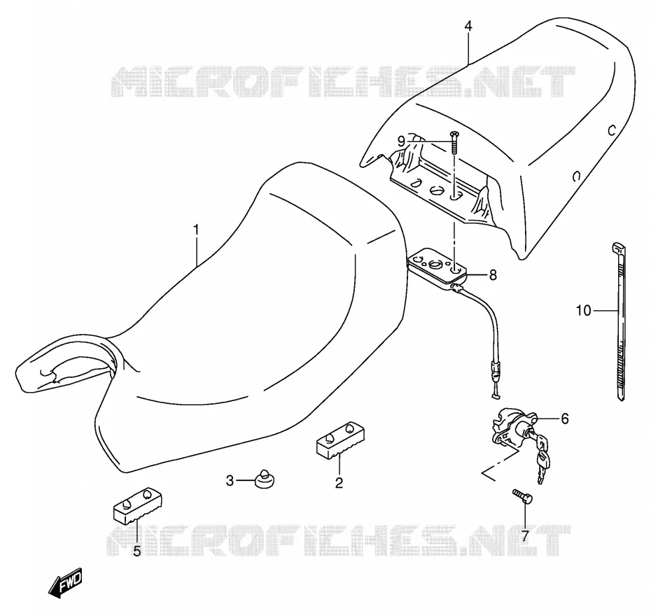 SEAT Suzuki MOTO 600 GSX-F 1997  GSX600FV(E2)