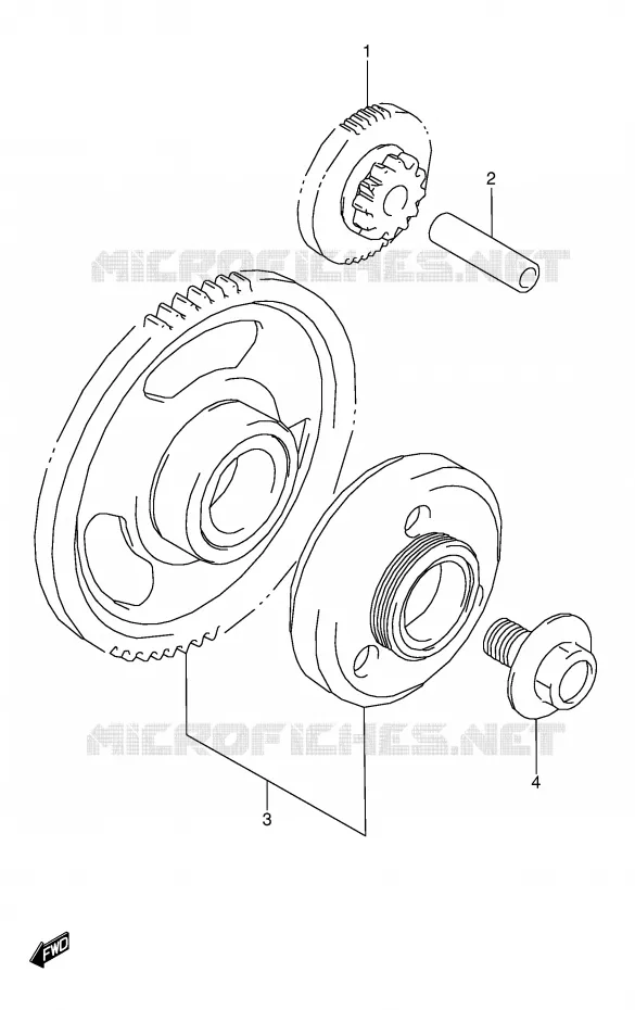 STARTMOTOR CLUTCH Suzuki MOTO 600 GSX-F 1992  GSX600FUN(E2)