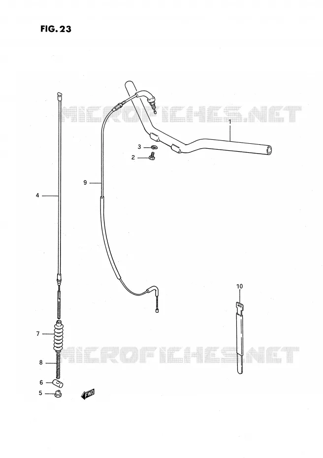 STUUR - KABELS Suzuki MOTO 50 JR 1994  JR50R(P28)