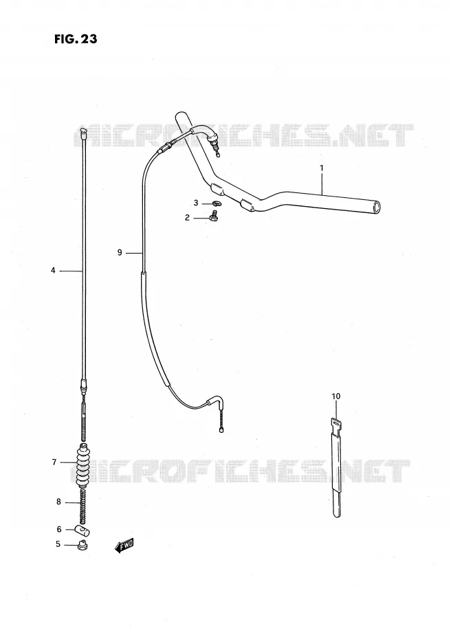 STUUR - KABELS Suzuki MOTO 50 JR 1995  JR50S(P3)