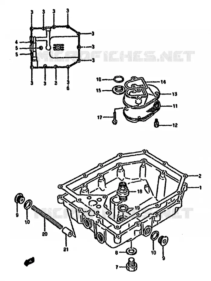 SUMP Suzuki MOTO 750 GSX-F 1992  GSX750FN(K-T)
