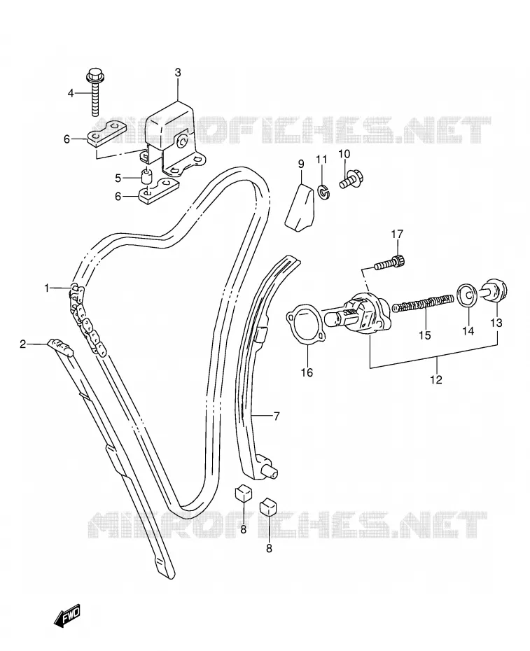 TIMING (MODELE J/K/L/M/N/P/R/S) Suzuki MOTO 600 GSX-F 1994  GSX600FU2R(E2)