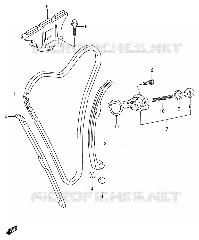 TIMING Suzuki MOTO 600 GSX-F 2001  GSX600FK1(E2)