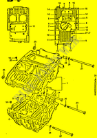 CASING voor Suzuki GSX 400 1996