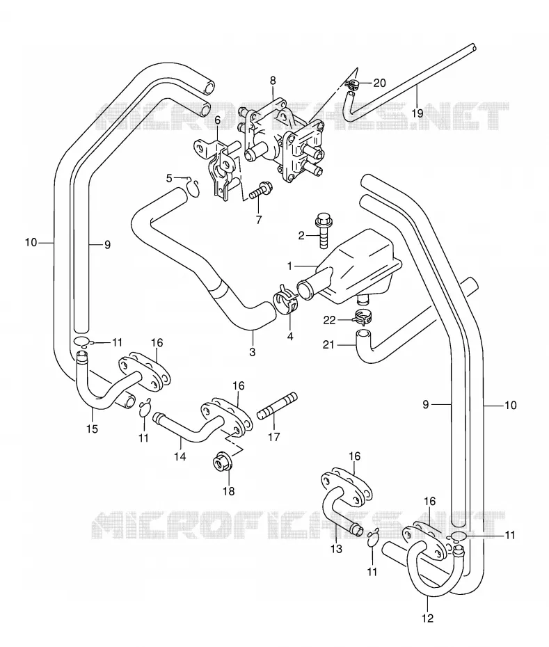 ANTI VERVUILINGS SYSTEM (E18/E19) Suzuki MOTO 750 GSX-F 2001  GSX750FK1(E2)