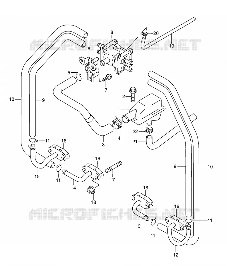 ANTI VERVUILINGS SYSTEM (MODELE K3) Suzuki MOTO 600 GSX-F 2000  GSX600FY(E2)