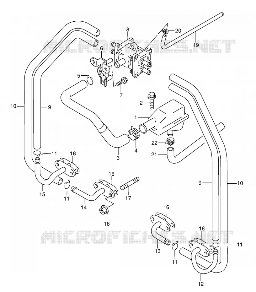 ANTI VERVUILINGS SYSTEM Suzuki MOTO 600 GSX-F 2005  GSX600FK5(E2)