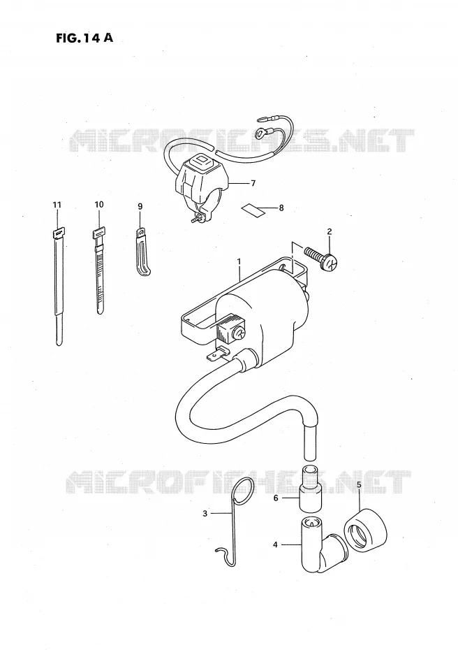 ELEKTRISCH (MODELE S) Suzuki MOTO 50 JR 1995  JR50S(P3)