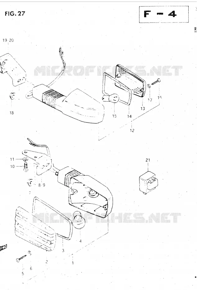 INDICATOREN Suzuki MOTO 500 GSX-E 1984  GSX500EE(E39)