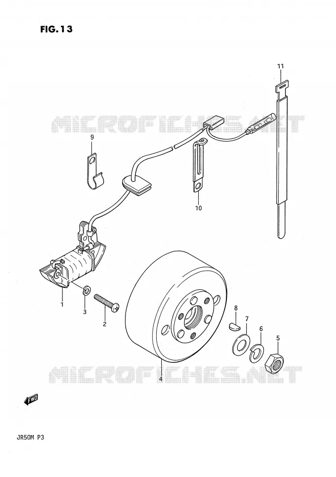 ONTSTEKING Suzuki MOTO 50 JR 1987  JR50H(P3)