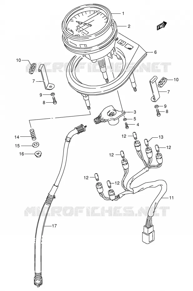 SNELHEIDSMETER (E28) Suzuki MOTO 650 BOULEVARD 2002  LS650PK2(E3/E28)