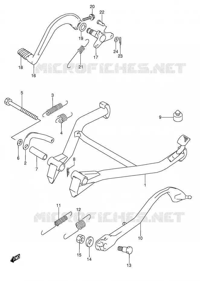 STAND Suzuki MOTO 600 GSX-F 1995  GSX600FUS(E2)