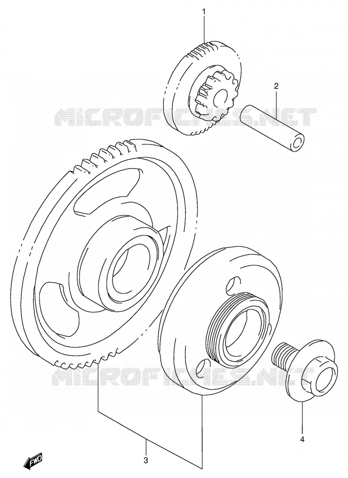 STARTMOTOR CLUTCH Suzuki MOTO 600 GSX-F 1997  GSX600FV(E2)