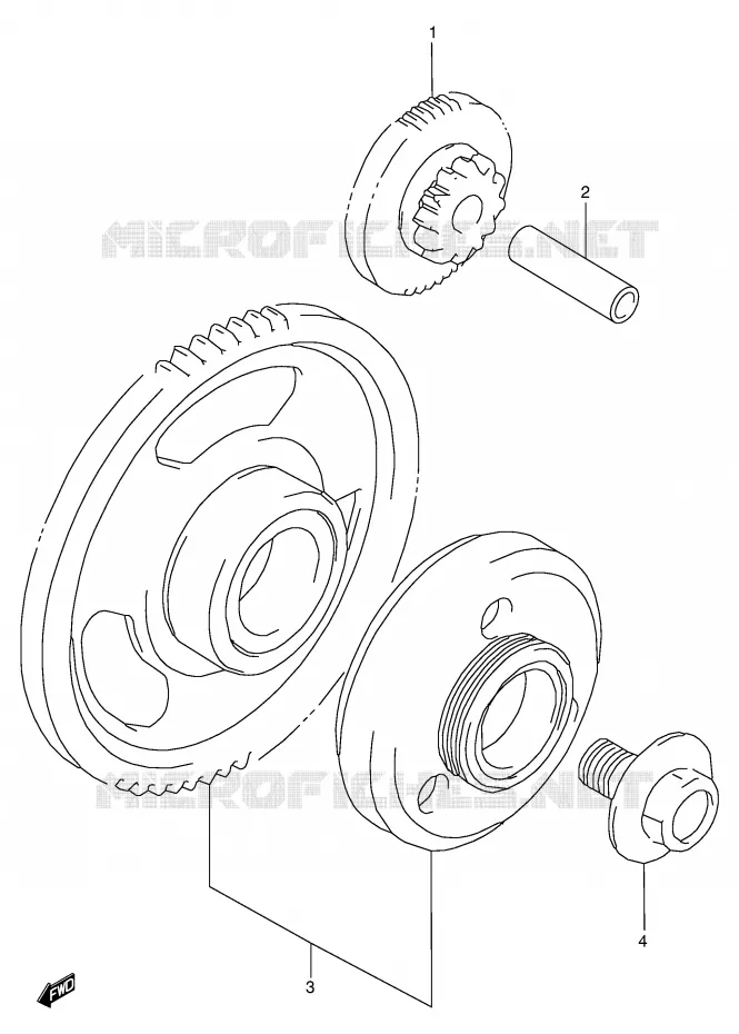 STARTMOTOR CLUTCH Suzuki MOTO 600 GSX-F 2000  GSX600FUY(E2)