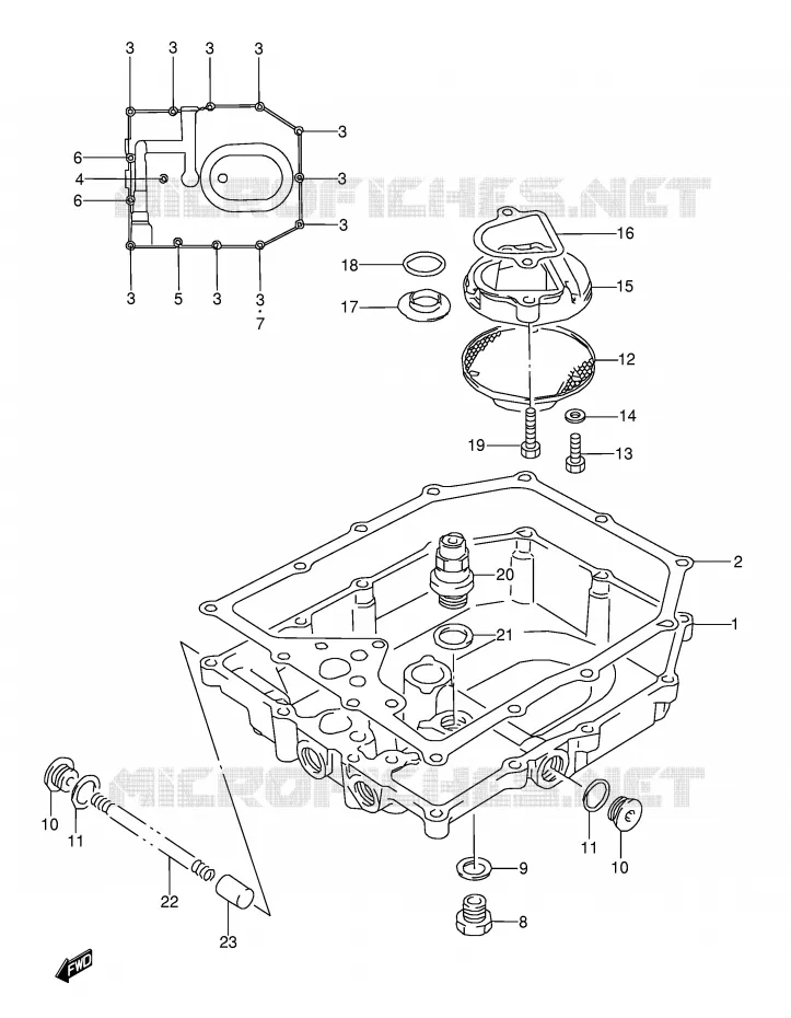SUMP Suzuki MOTO 600 GSX-F 1993  GSX600FP(E2)
