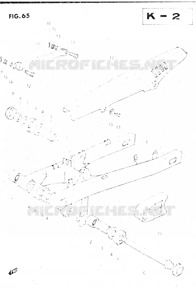 SWINGARM Suzuki MOTO 500 GSX-E 1984  GSX500ESE(E39)