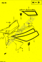 ACHTER KUIP  (MODELE H/J) voor Suzuki CAVALCADE 1400 1986
