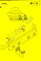 TRAVEL KOFFER MARKER LAMP SET (OPTIONNEL) voor Suzuki CAVALCADE 1400 1987