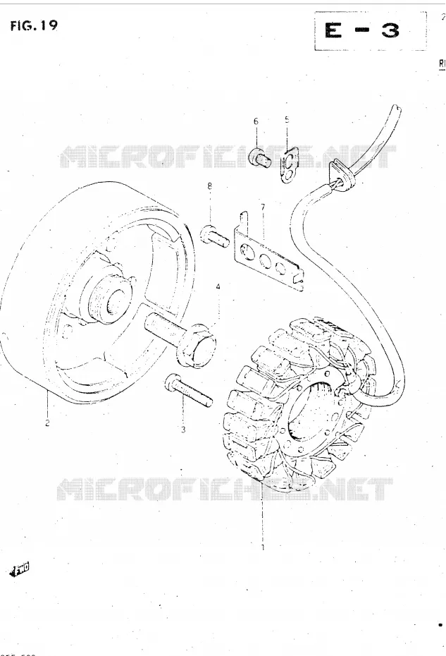 ALTERNATOR Suzuki MOTO 500 GSX-E 1985  GSX500ESF(E39)