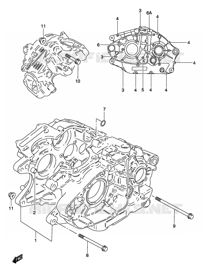 CASING Suzuki MOTO 250 MARAUDER 2003  GZ250K3(P3)