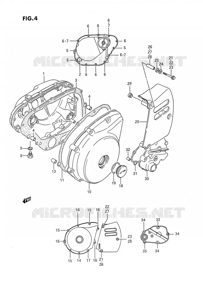 CASING Suzuki MOTO 650 SAVAGE 1986  LS650PG(E2)