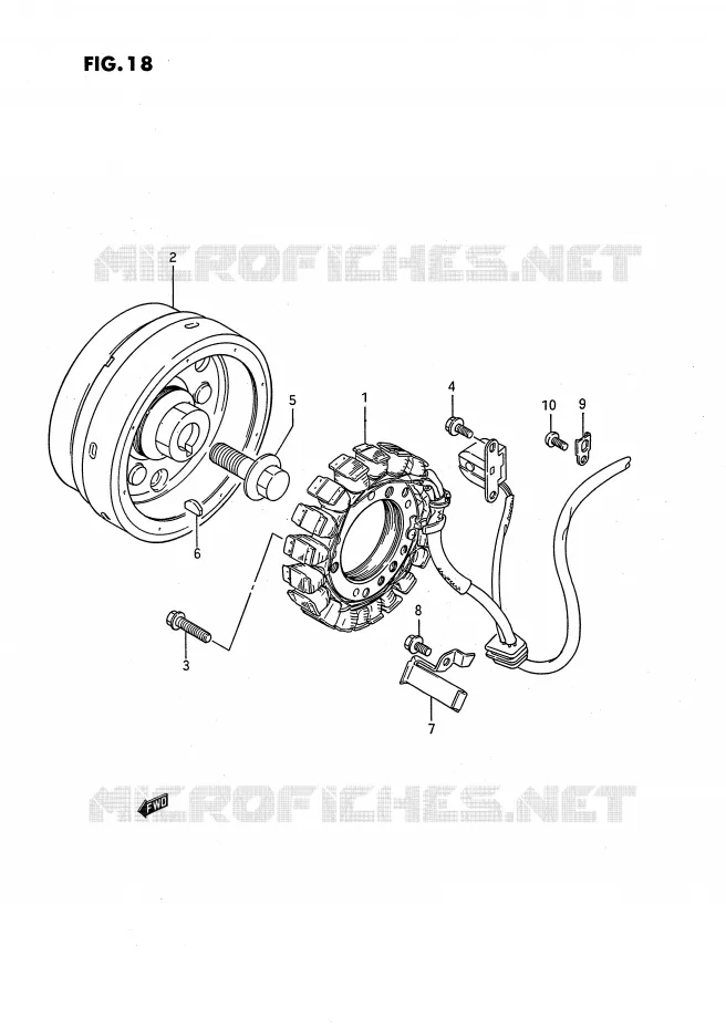 ONTSTEKING Suzuki MOTO 650 SAVAGE 1989  LS650PK(E2)
