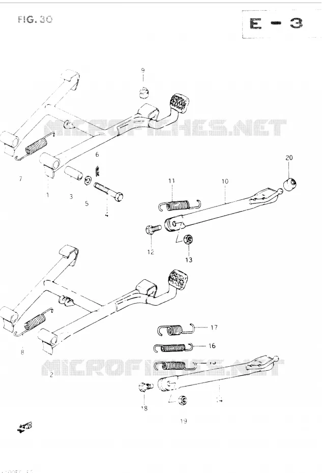 STAND Suzuki MOTO 400 GSX 1984  GSX400SE(E2)