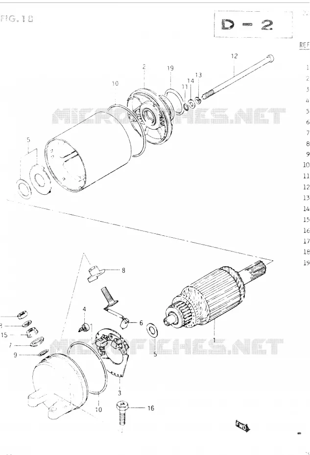 STARTMOTOR Suzuki MOTO 400 GSX 1986  GSX400SG(E2)