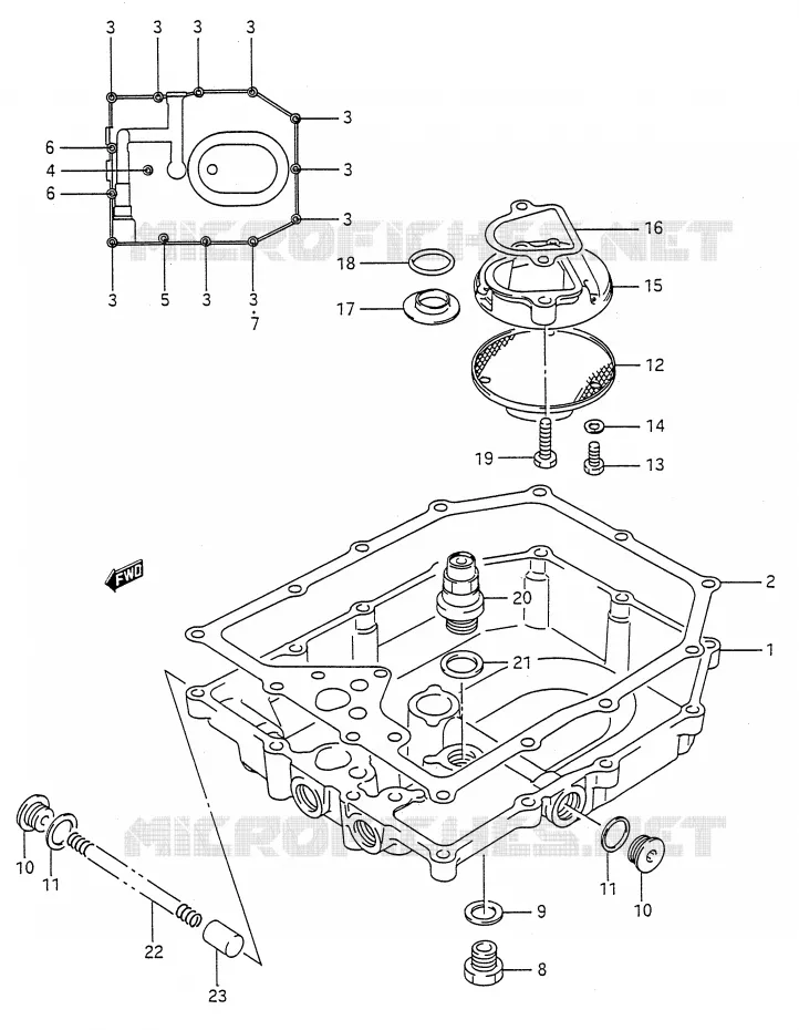 SUMP Suzuki MOTO 600 GSX-F 1993  GSX600FP(E28)