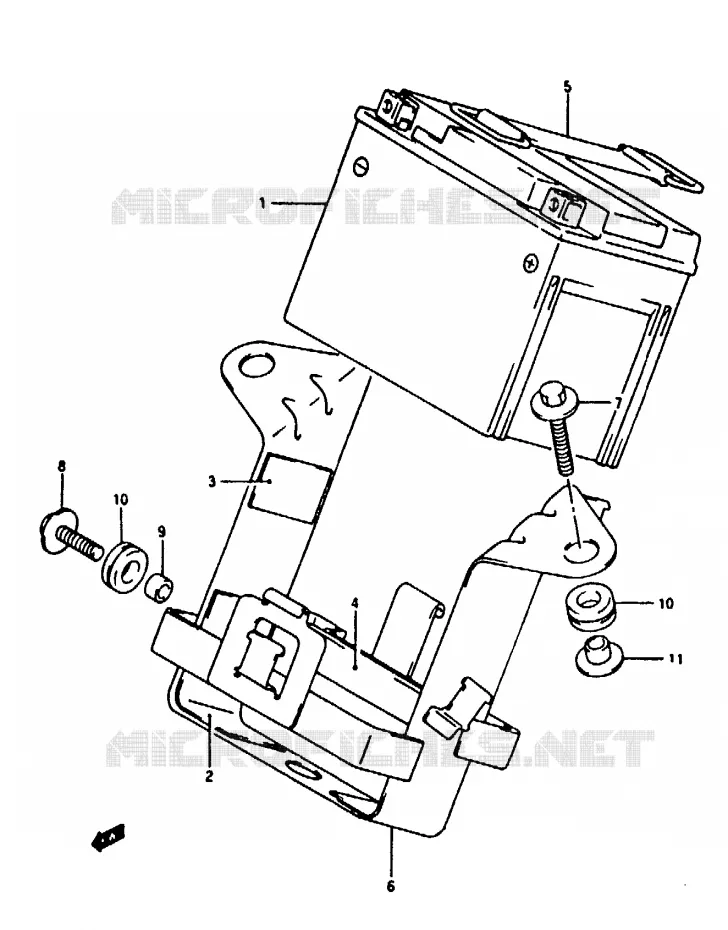 ACCU Suzuki MOTO 125 RG 1993  RG125FP(N/P/R)