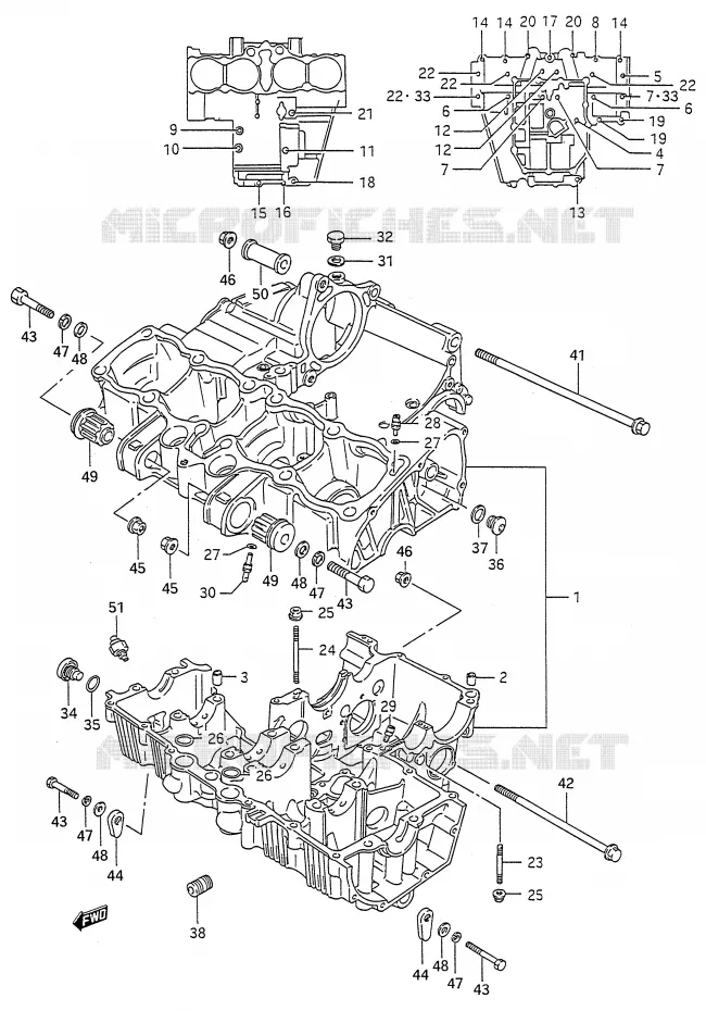 CASING Suzuki MOTO 600 GSX-F 1991  GSX600FU2M(E28)