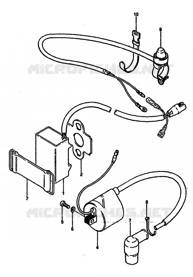 ELEKTRISCH Suzuki MOTO 125 RM 1985  RM125F(E/F)