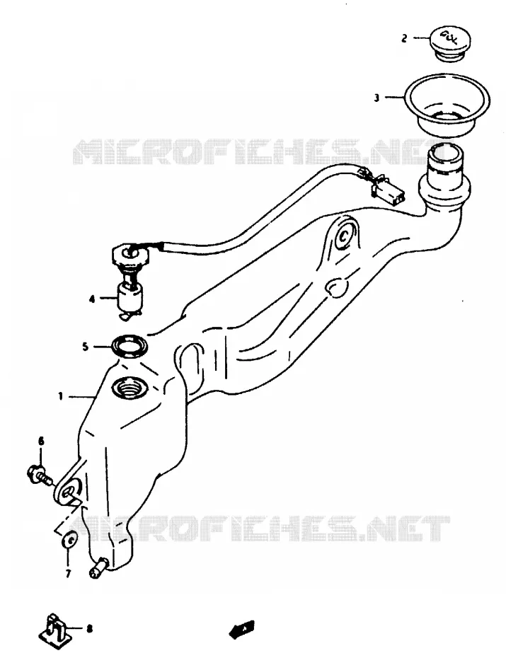 OLIE TANK Suzuki MOTO 125 RG 1992  RG125FN(N/P/R)