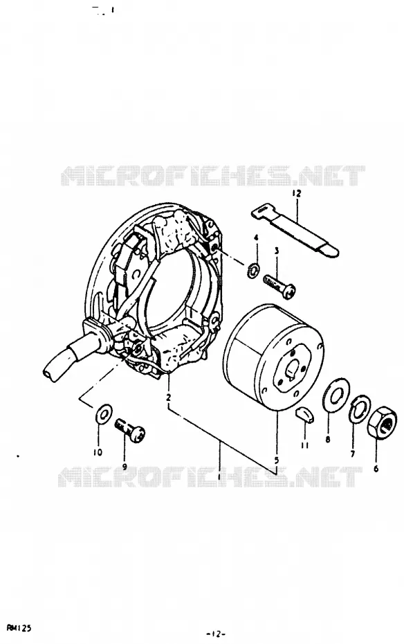 ONTSTEKING Suzuki MOTO 125 RM 1979  RM125N